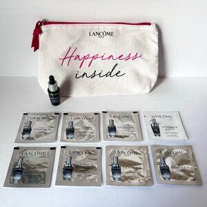 Lancôme Advanced Génifique Face Serum Bundle: 7ml Travel Size, 8 Packets & Bag